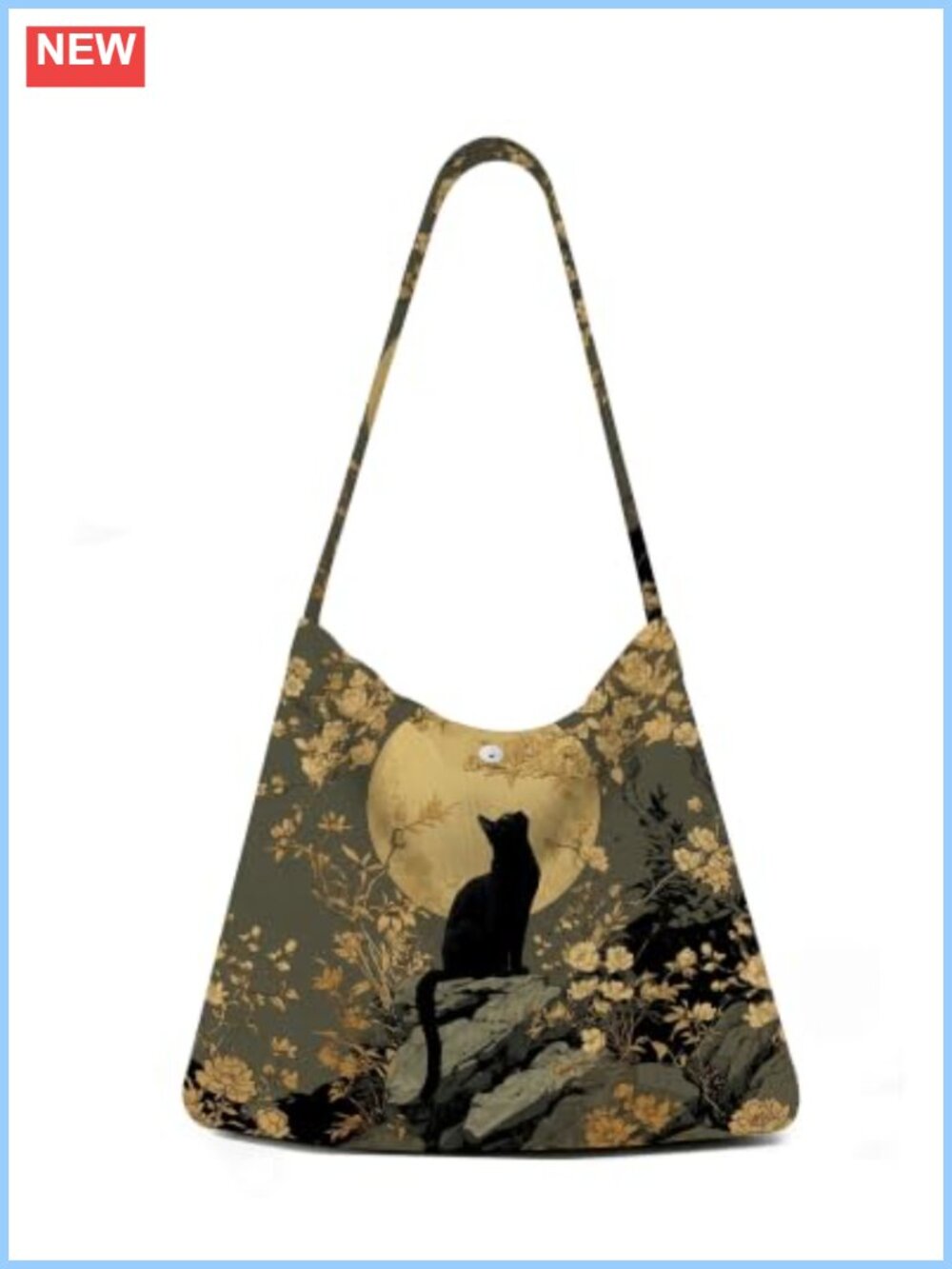 Large Corduroy Tote Bag for Women with Magnetic Snap, 3 Pockets, Machine